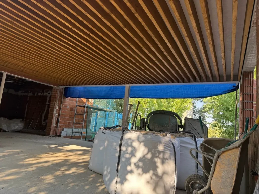obra cubierta de madera segovia